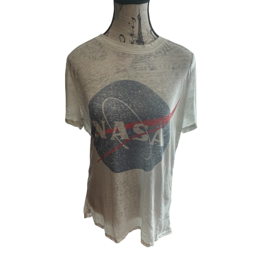 Zoe + Liv White NASA Graphic Tee